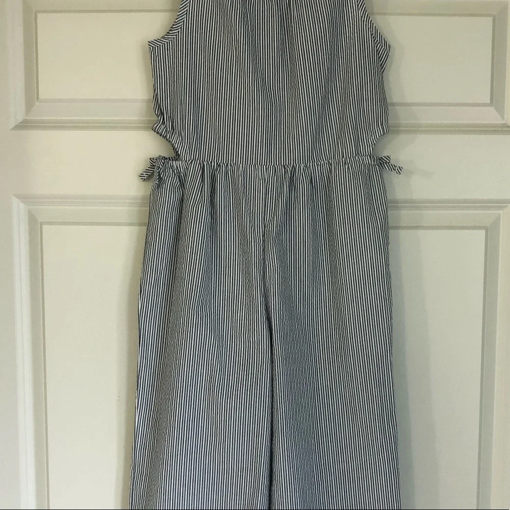 NWOT Carter’s Striped Seersucker Jumpsuit, Size 12